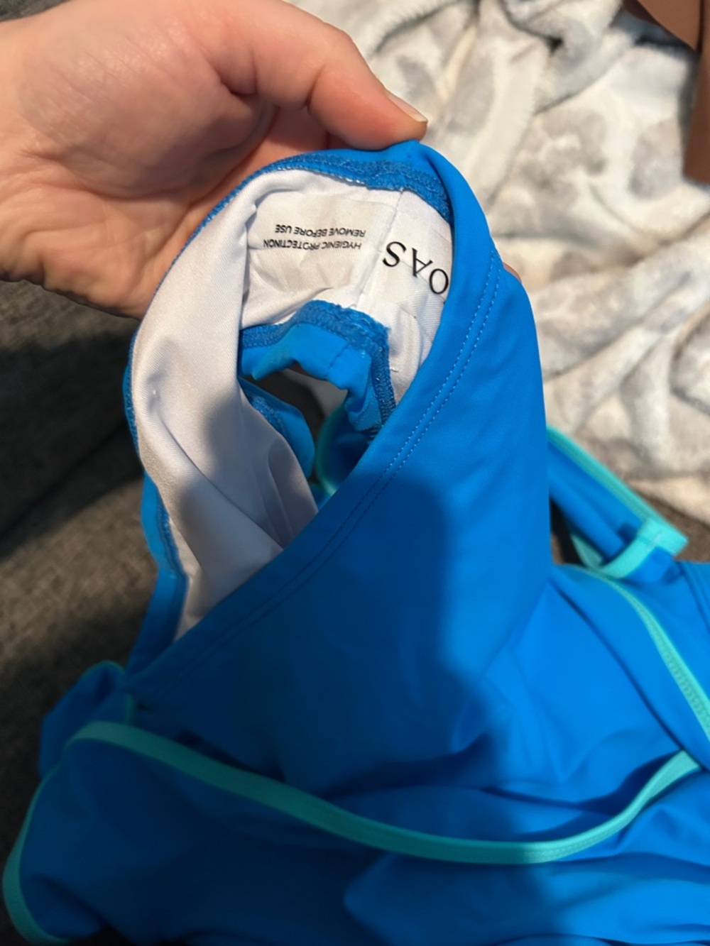 RIHOAS Blue Swim with Mint Trim - Picture 10 of 10